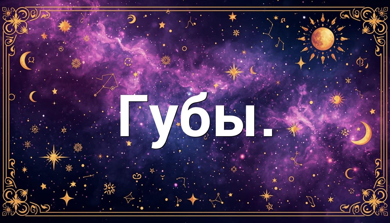 Губы.