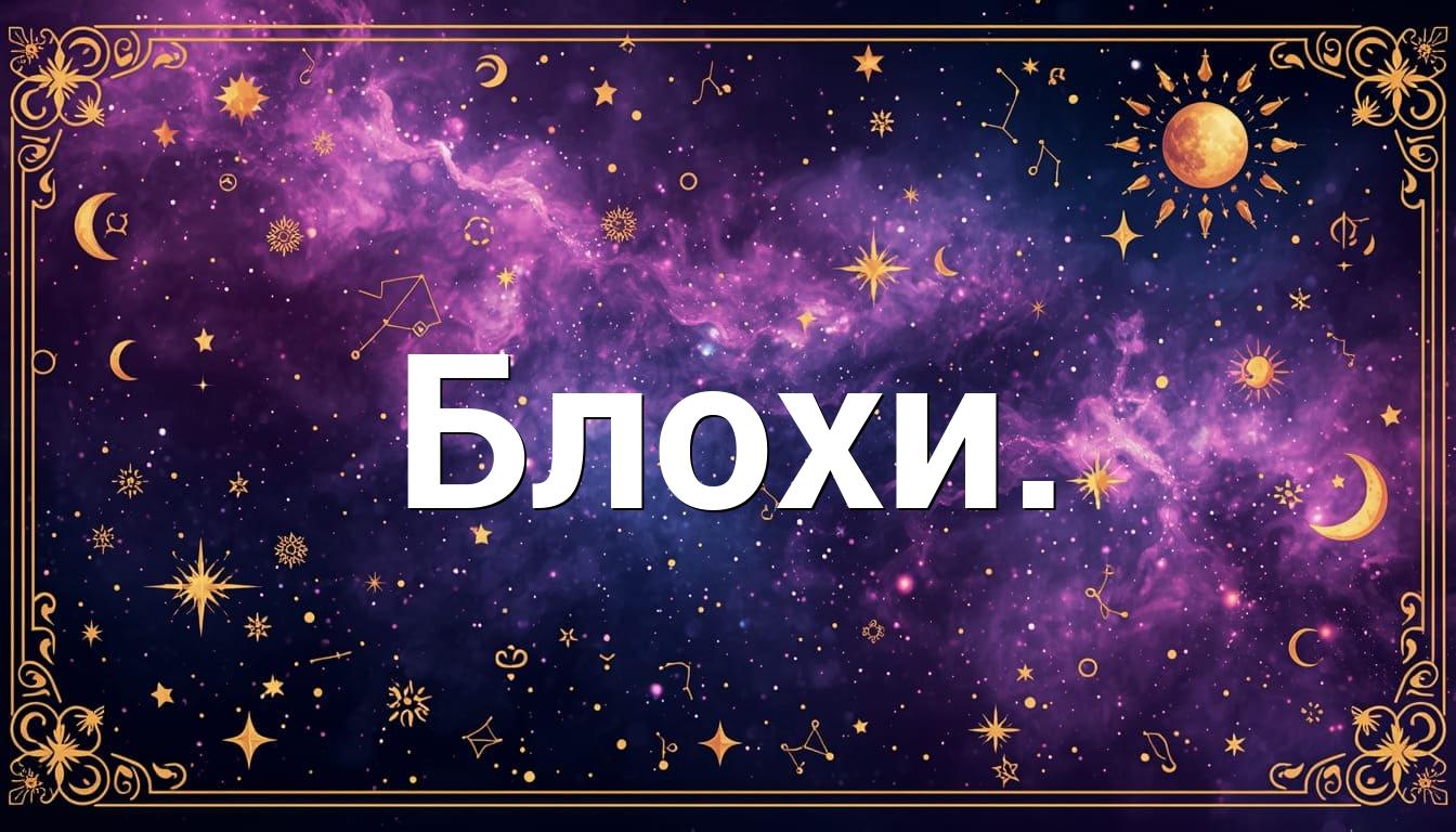 Блохи.