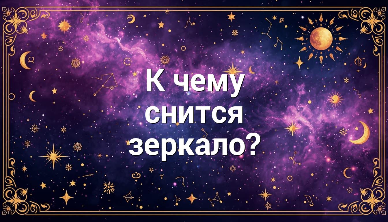 К чему снится зеркало?