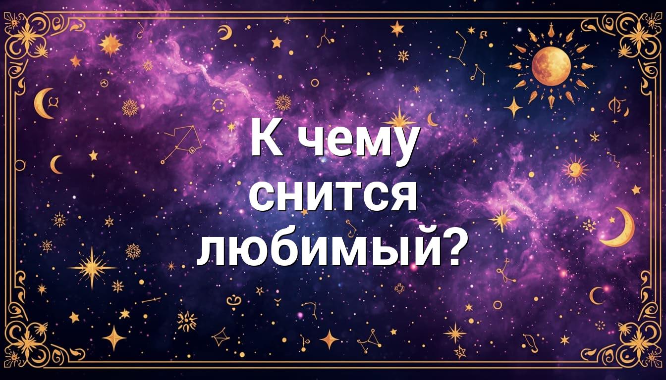К чему снится любимый?